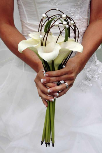Kleiner Brautstrauß Standesamt Kosten
 Brautstrauß Calla weiß Bildergalerie Hochzeitsportal24
