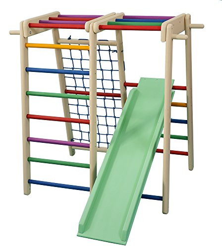 Kletterturm Garten
 FunnyClouds Kletterturm Klettergerüst Garten Kids