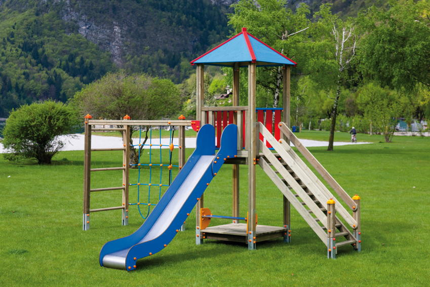 Kletterturm Garten
 Spielturm Holzhof MAX HOLZ Kletterturm 144 mit Rutsche