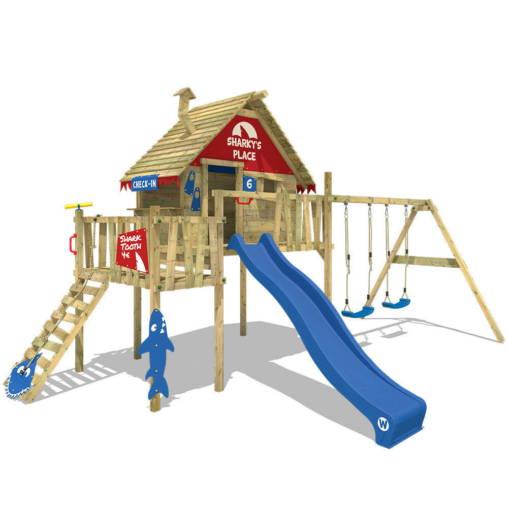 Kletterturm Garten
 WICKEY Smart Resort Stelzenhaus Spielturm Baumhaus
