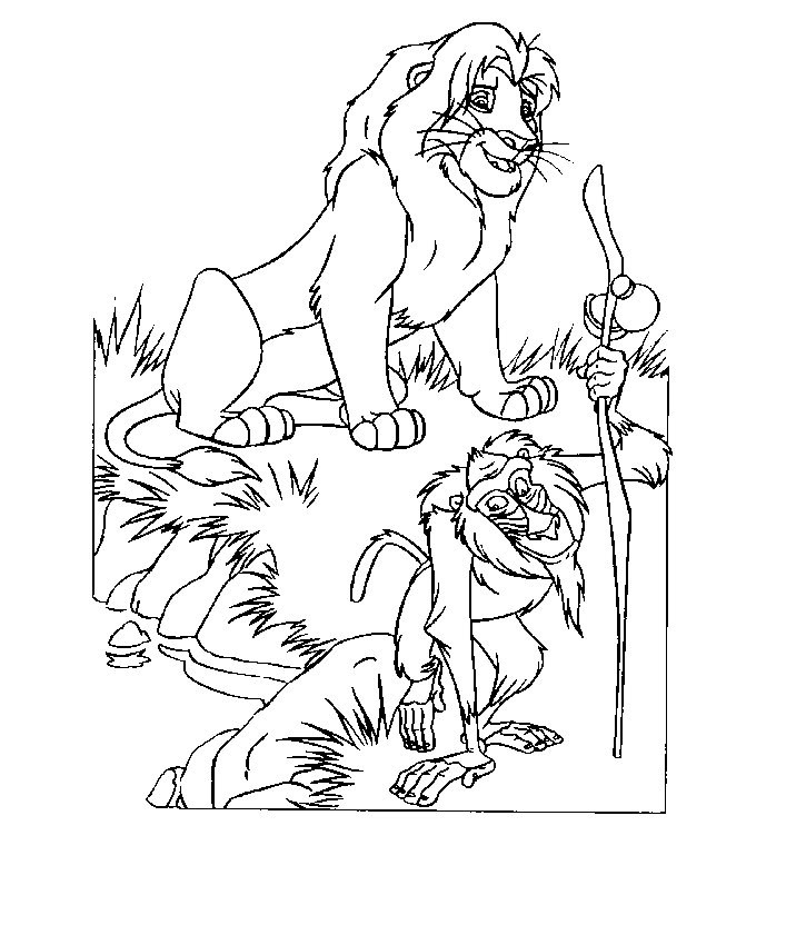 König Der Löwen Ausmalbilder
 Der König der Löwen Ausmalbilder & Malvorlagen Animierte
