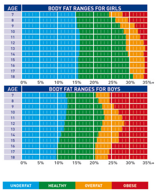 Körperfettanteil Tabelle
 Die richtigen Ziele – Tanita Körperanalyse NutriMove