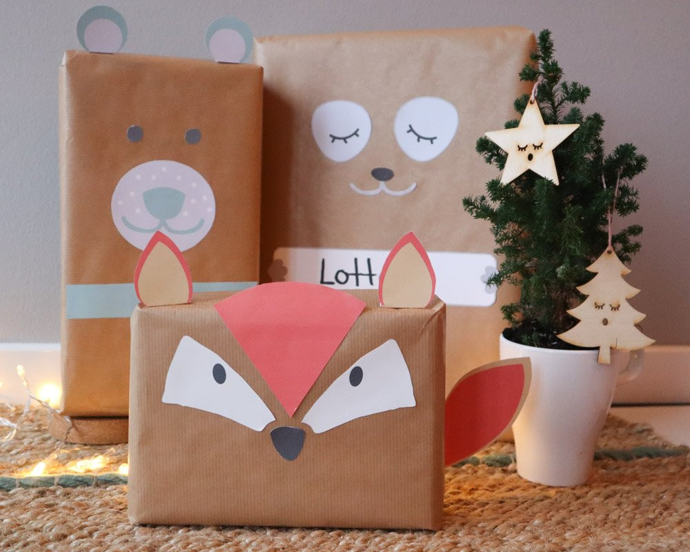 Kreative Geschenke Für Kinder
 Geschenke einpacken für Kinder Mit kostenloser Druckvorlage