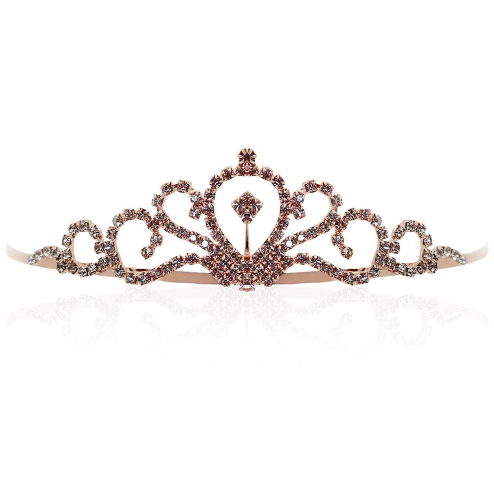 Krone Hochzeit
 Diadem Tiara Haarreif Krone Hochzeit Prinzessin Strass