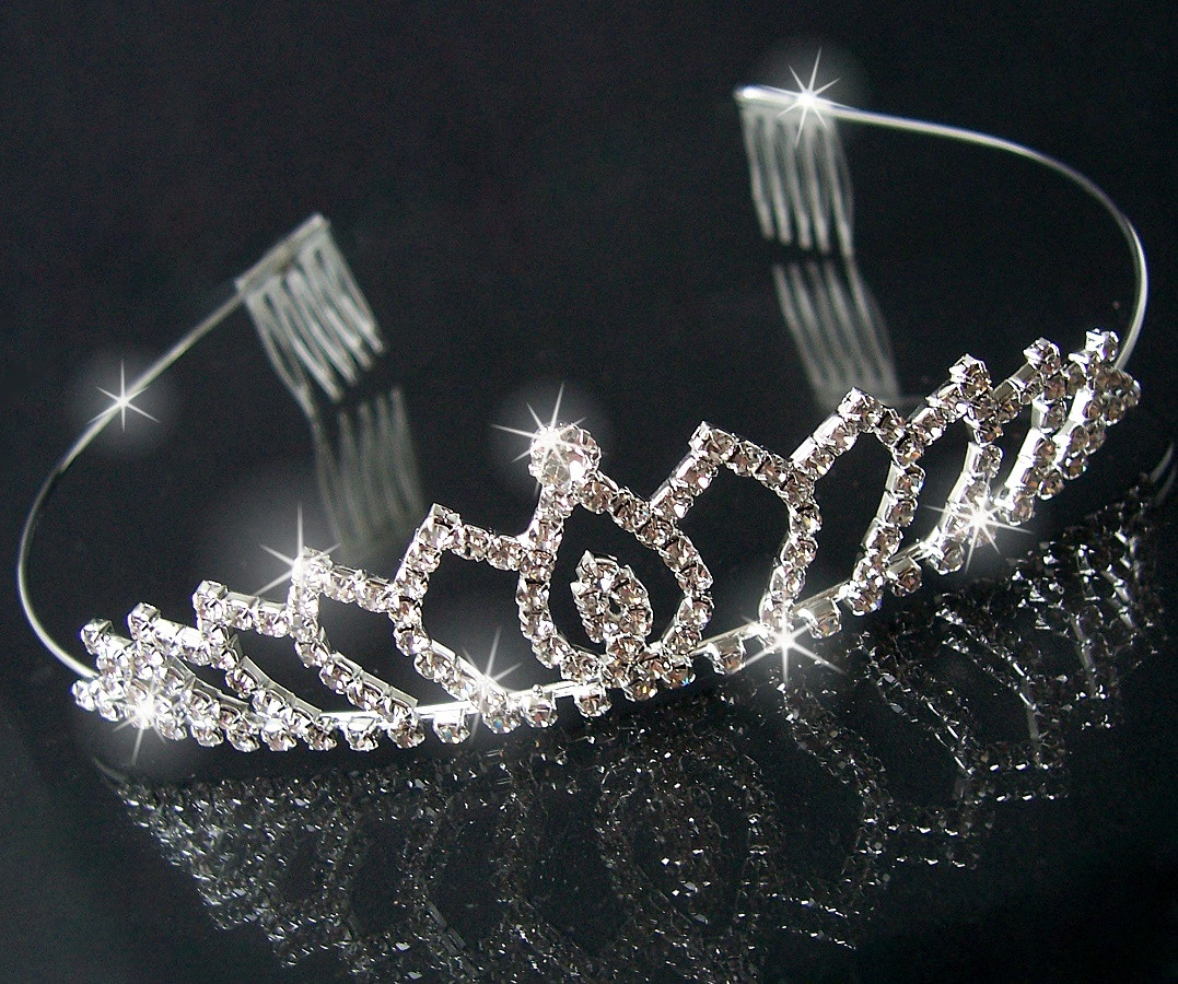 Krone Hochzeit
 Diadem Tiara Krone Haarschmuck Hochzeit Braut Schmuck