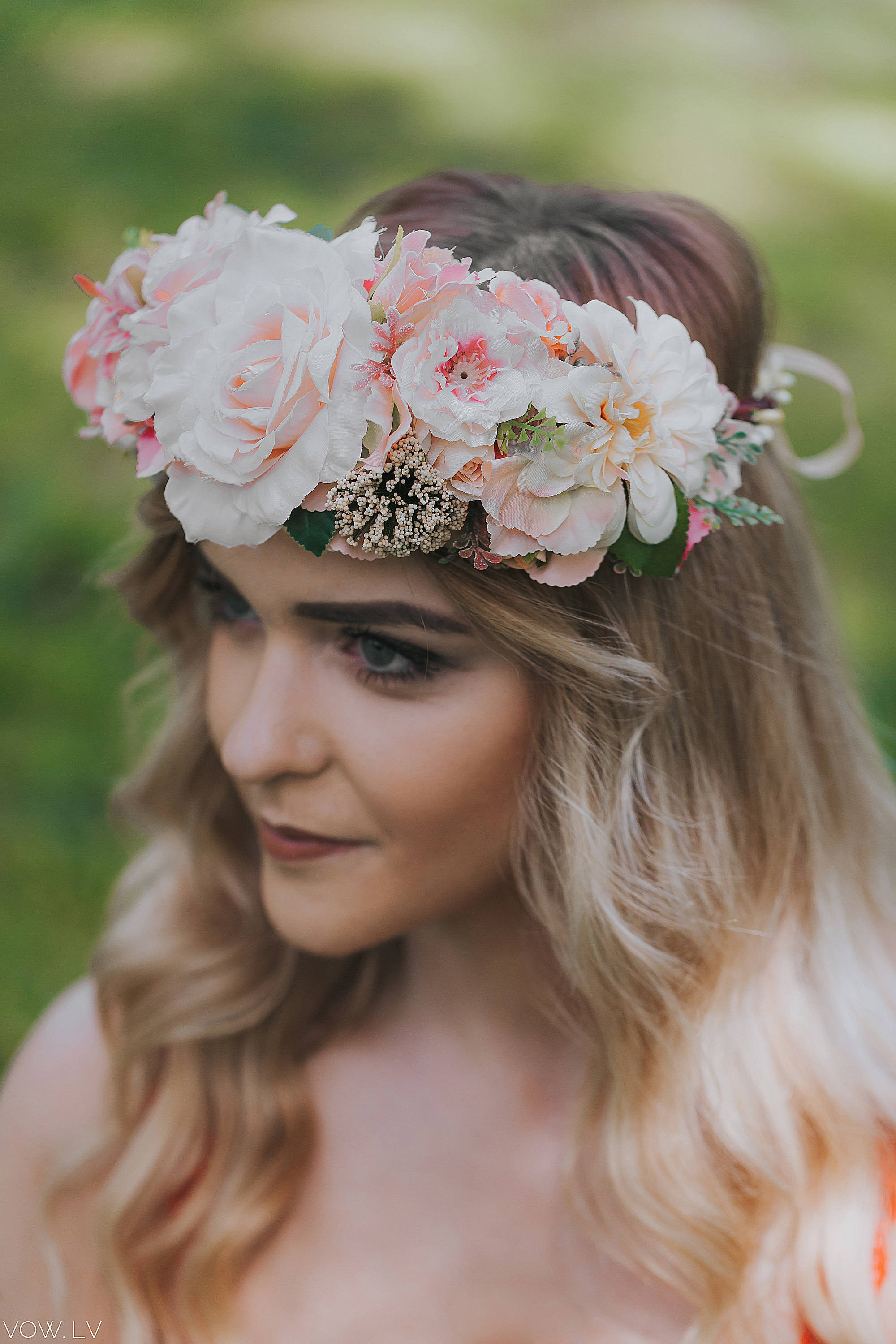 Krone Hochzeit
 Erröten Sie Blume Krone Sommer Blume Krone Hochzeit Krone