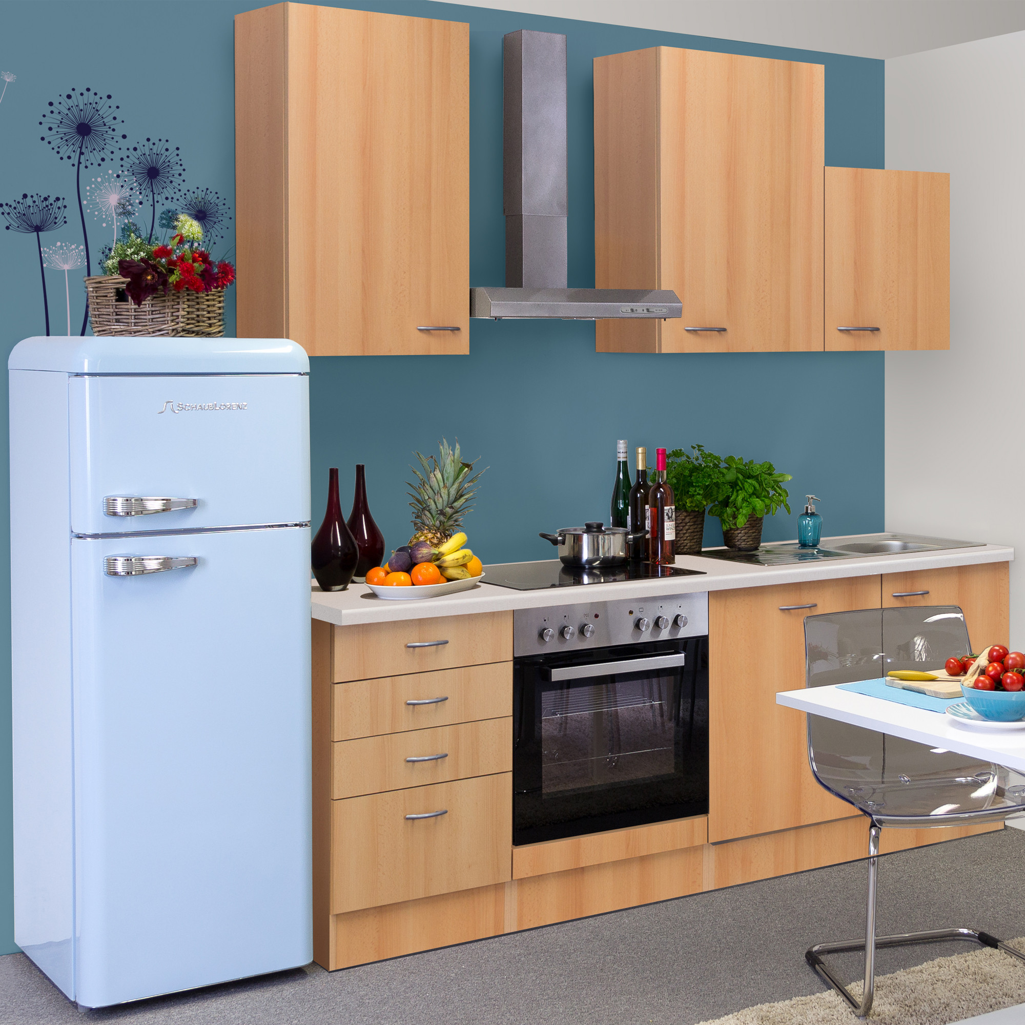 Küche Mit E Geräten
 Küchenzeile NANO Küche mit E Geräten 12 teilig