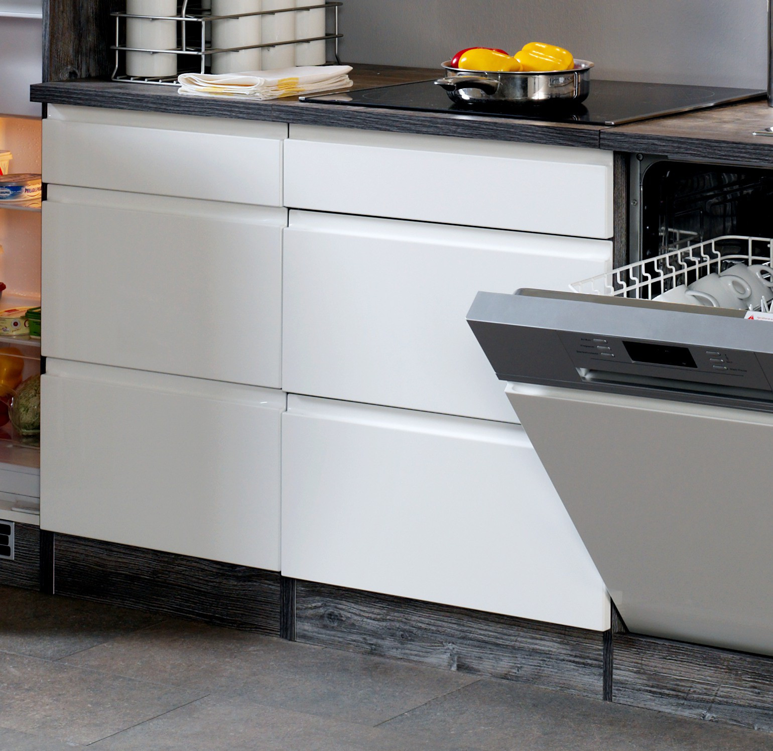 Küche Mit E Geräten Günstig
 Küchenzeile CARDIFF Küche mit E Geräten Breite 280 cm