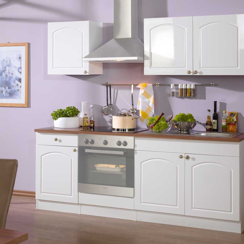 Küche Weiß
 Küche Whites in Weiß Hochglanz ohne Elektro