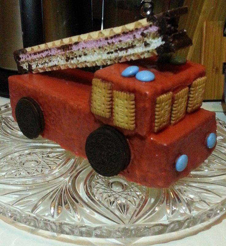 Kuchen Feuerwehr
 Feuerwehr Kuchen zum Geburtstag meines Sohnes