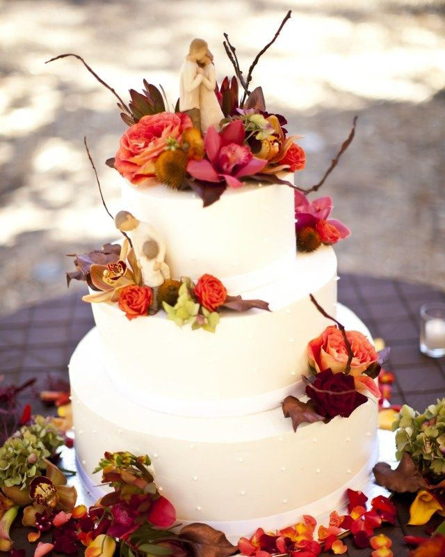 Kuchen Für Hochzeit Mitbringen
 Hochzeitstorte Inspiration Herbst