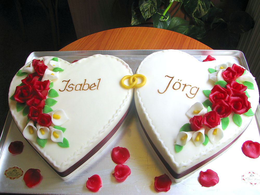 Kuchen Für Hochzeit Mitbringen
 Kuchen hochzeit herz – Appetitlich Foto Blog für Sie