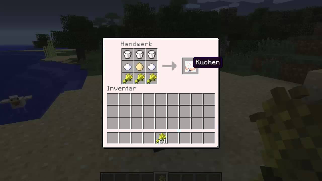 Kuchen Minecraft
 Minecraft Kuchen Craften Deutsch