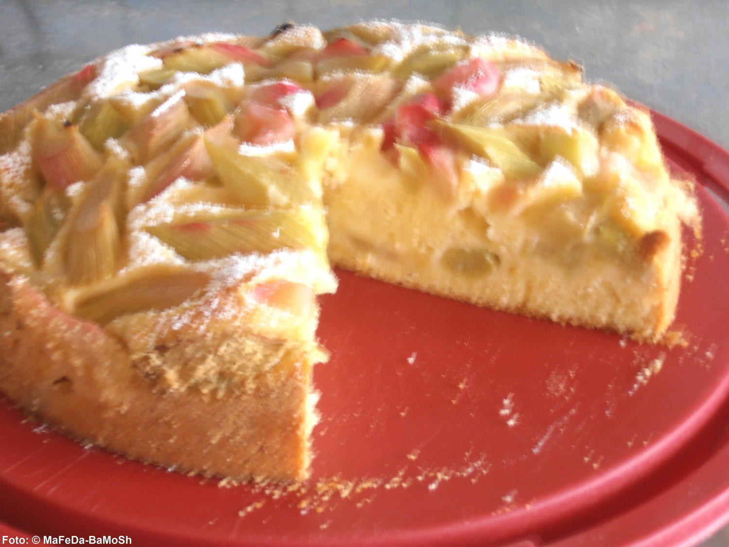 Kuchen Mit Joghurt
 Rhabarber Joghurt Kuchen Rezept mit Bild kochbar