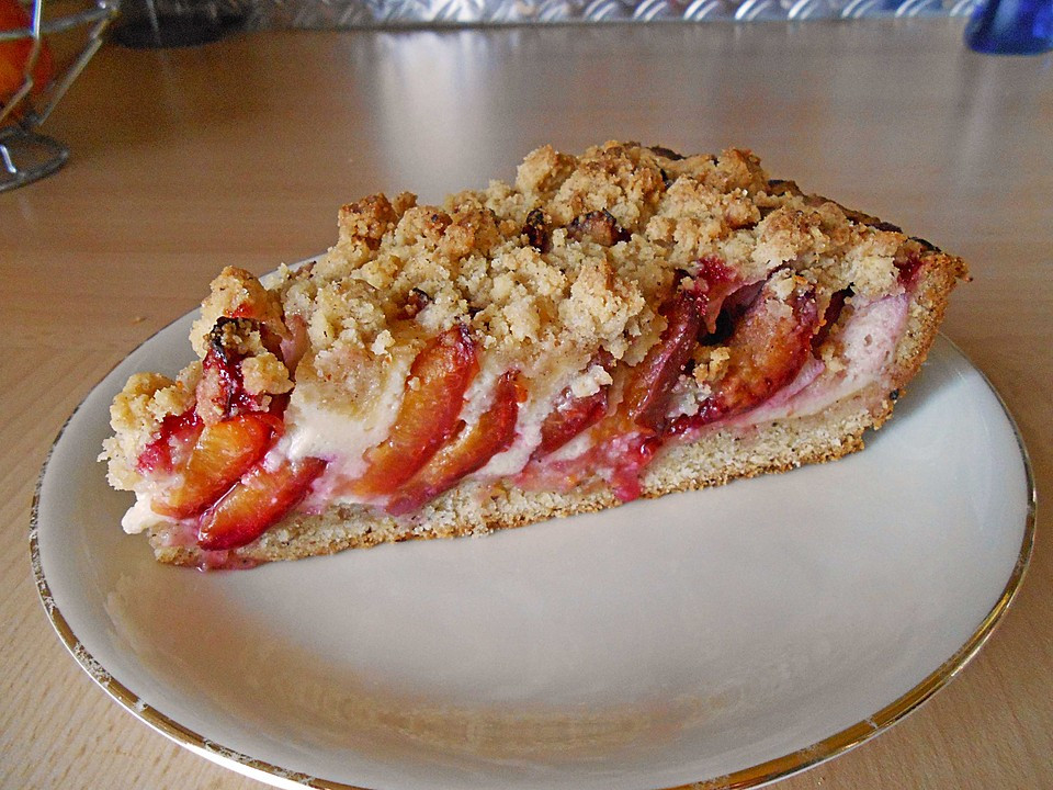 Kuchen Mit Quark
 Pflaumen Quark Kuchen von Apfelzweig