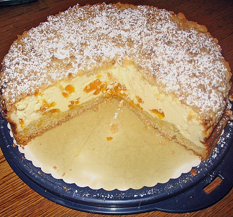 Kuchen Mit Quark
 Krümel Quark Kuchen Rezept mit Bild von LEILAH