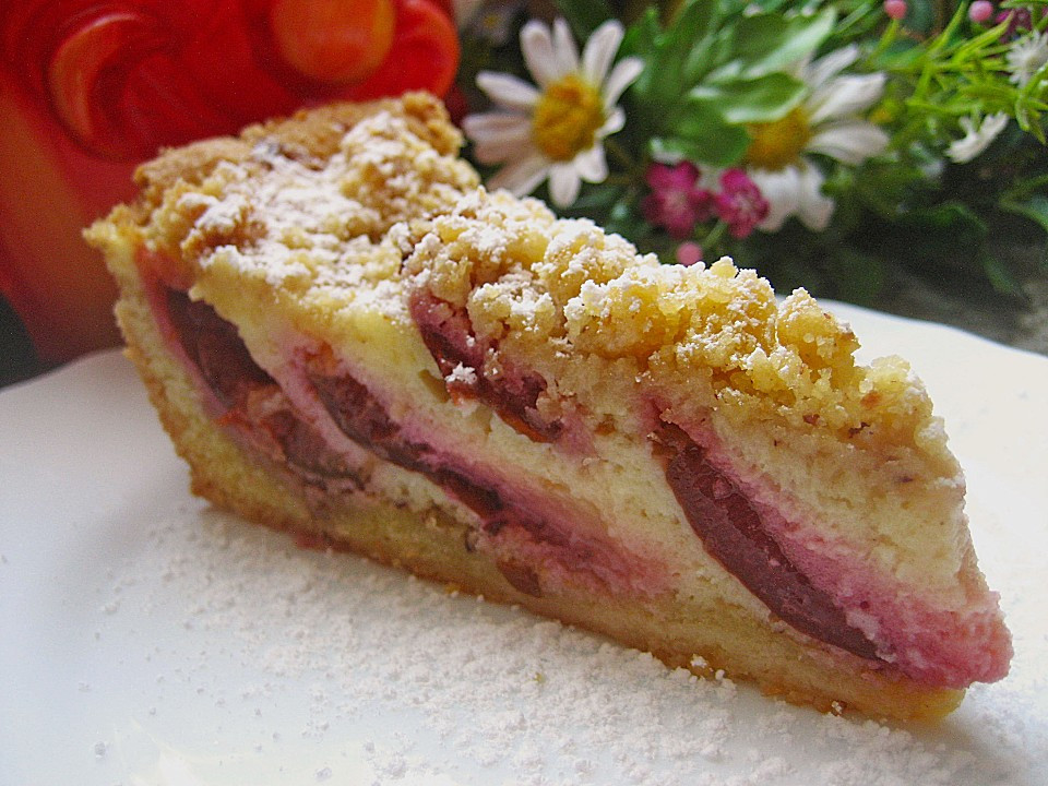 Kuchen Mit Quark
 Pflaumen Quark Kuchen von Apfelzweig