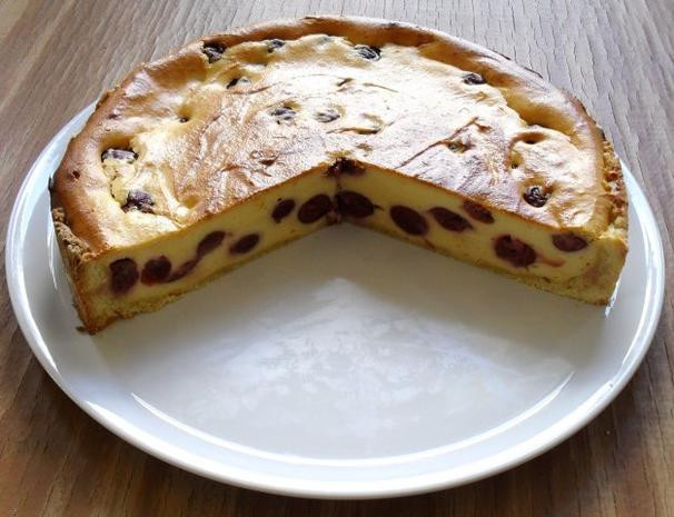 Kuchen Mit Quark
 Quark Kirsch Kuchen Rezept mit Bild kochbar