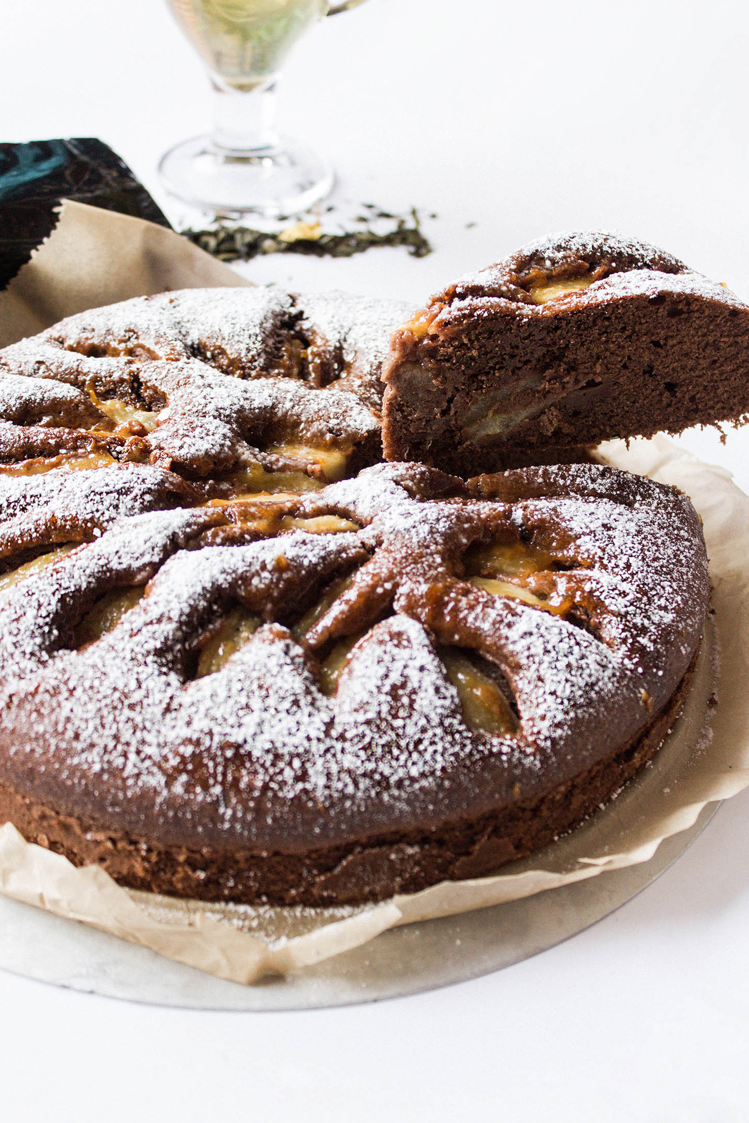 Kuchen Rezept
 Saftiger Schokoladen Birnen Kuchen Rezept