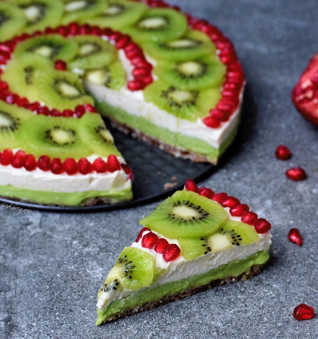 Kuchen Vegan
 Fruchtiger Kuchen ohne zu backen