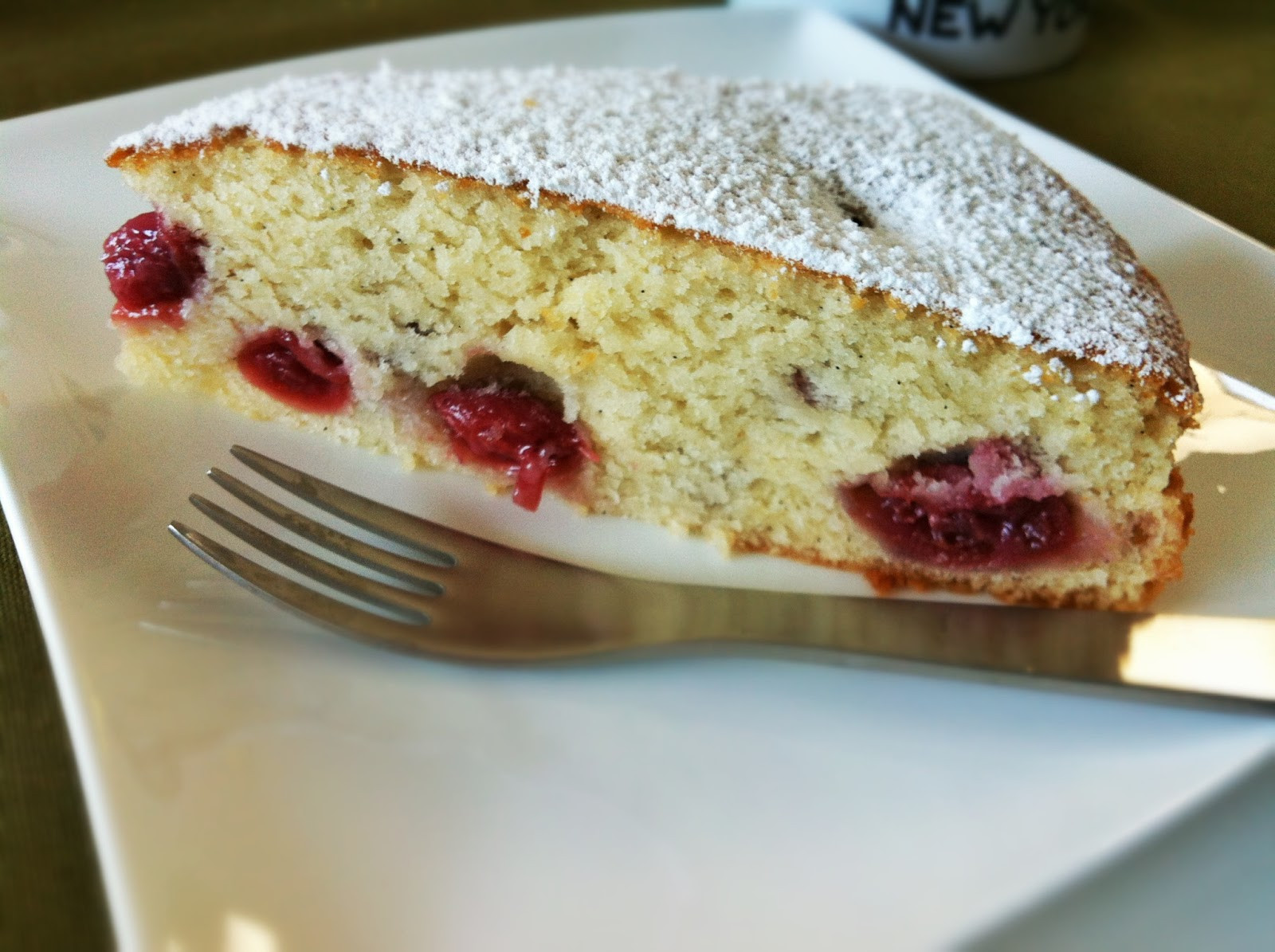 Kuchen Vegan
 Vegan kochen und genießen Schneller Vanille Kirsch Kuchen