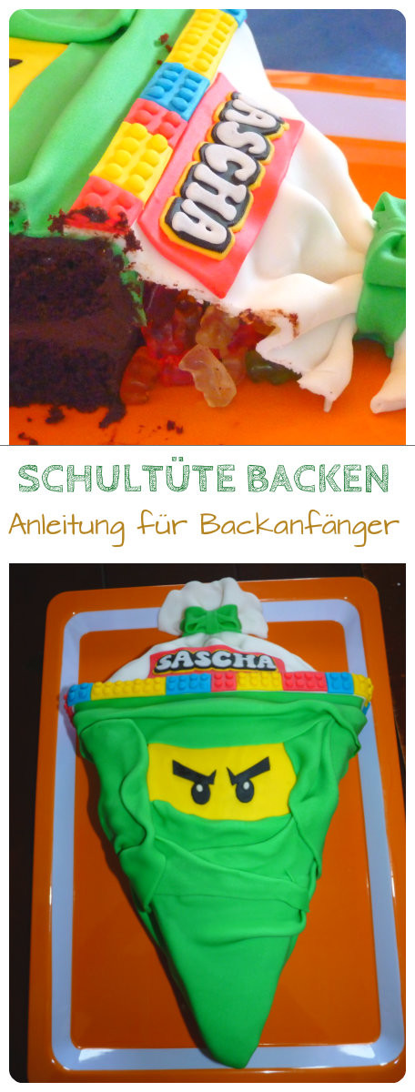 Kuchen Zur Einschulung
 Schultüten Kuchen ein einfaches Backrezept zur Einschulung