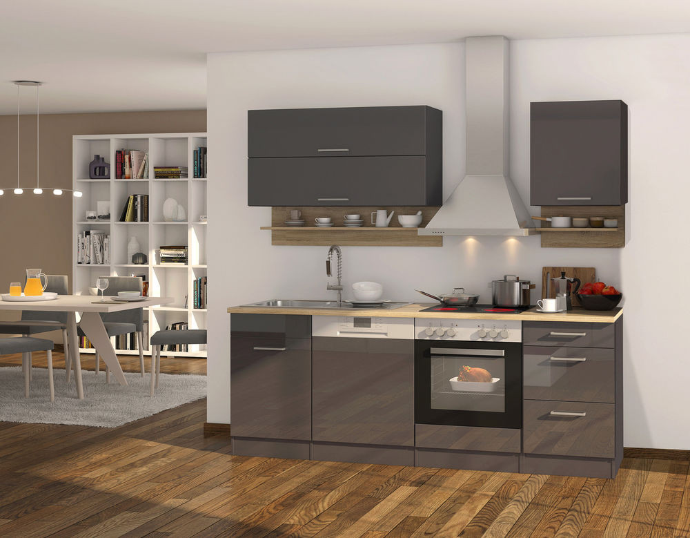 Küchenblock Mit Geräten
 Küchenzeile mit Elektrogeräten Einbauküche Küchenblock mit