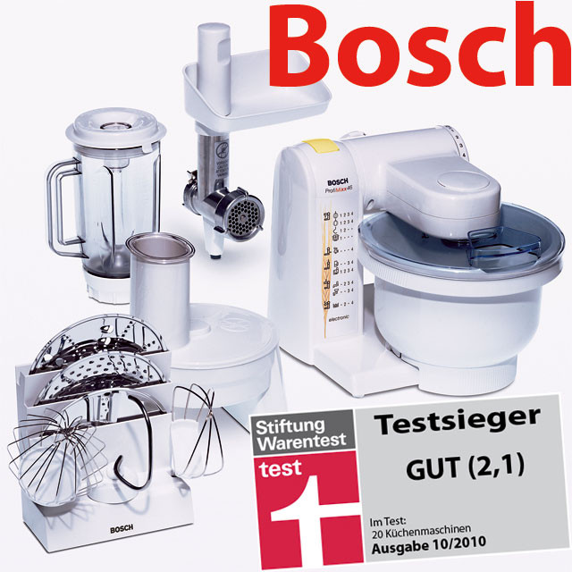 Küchenmaschine Test Stiftung Warentest
 BOSCH MUM 4655 EU KÜCHENMASCHINE MIXER NEU TESTSIEGER