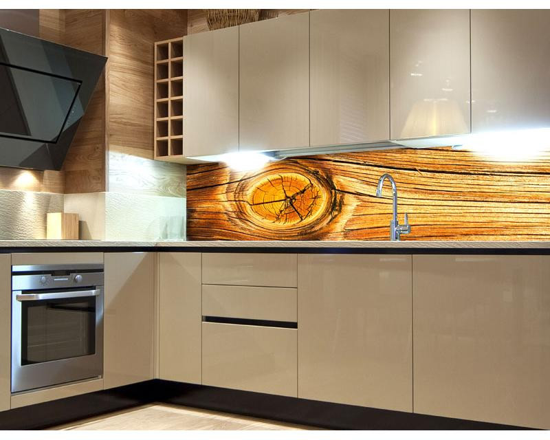 Küchenrückwand Holz
 Küchenrückwand Folie Holz Knoten 180 x 60 cm