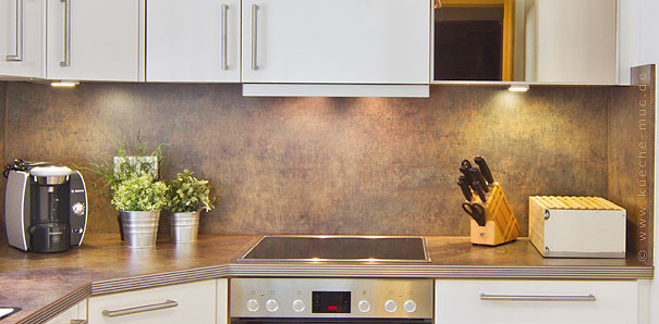 Küchenrückwand Kunststoff
 Wir renovieren Ihre Küche Rueckwand fuer Kueche