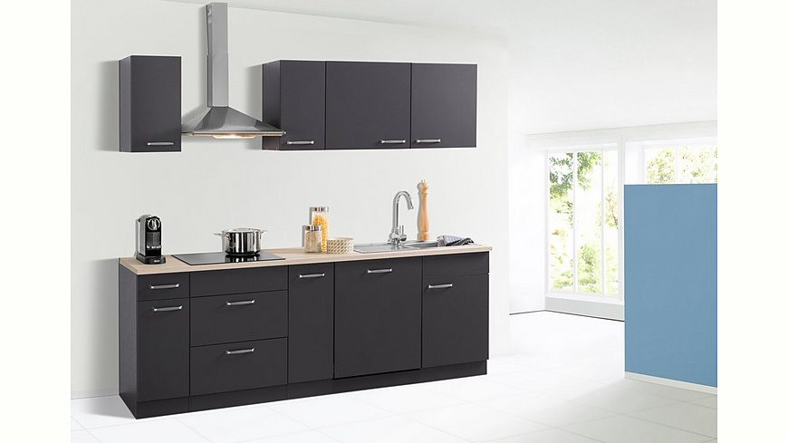Küchenzeile Mit E Geräten Günstig
 Küchen Küchenzeile mit E Geräten Basel Breite 230 cm