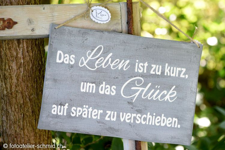 Kurze Sprüche Zur Goldenen Hochzeit
 Das Leben ist zu kurz 1 Schrift