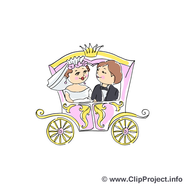 Kutsche Hochzeit
 Clipart zu Hochzeit Kutsche