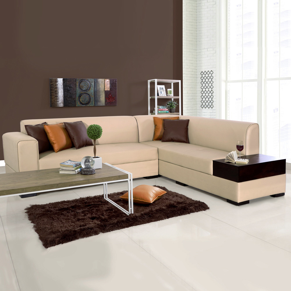 L Sofa
 L Shaped sofas Alden Leatherette L Shape Sofa Left