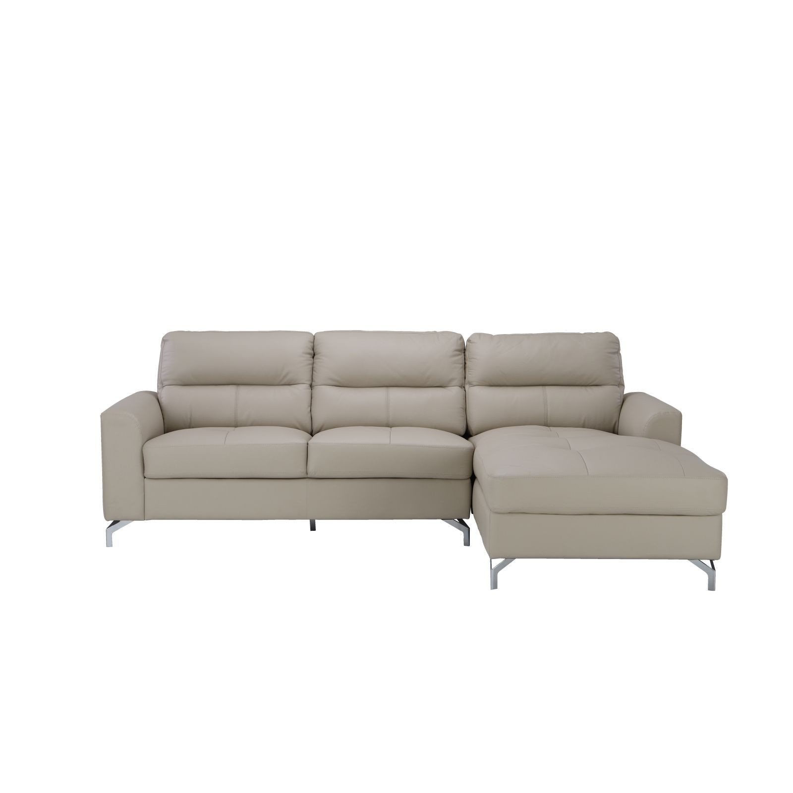 L Sofa
 DEXTER L SHAPED HL RIGHT BEIGE HALF LEATHER SOFA SOFA