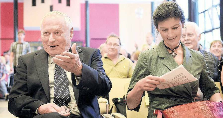 Lafontaine Hochzeit
 Sahra Wagenknecht und Oskar Lafontaine beide rechtskräftig