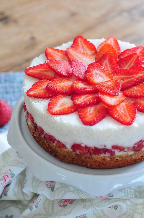 Laktosefreier Kuchen
 Erdbeer Joghurt Kuchen milchfrei & fructosearm