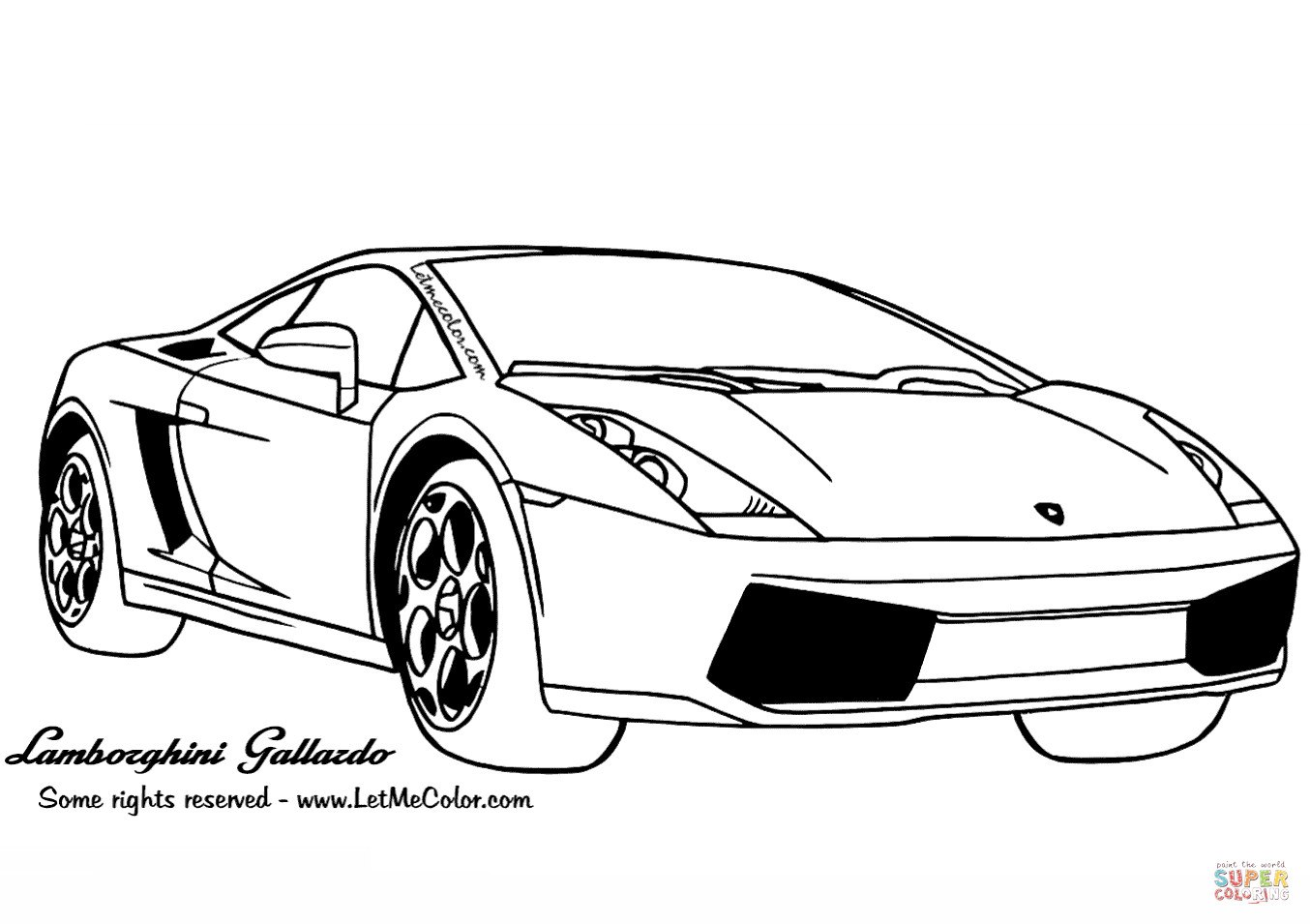 Lamborghini Ausmalbilder
 Lamborghini Gallardo coloring page