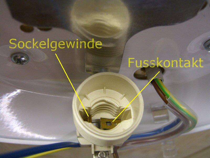 Lampe Anschließen
 Lampe anschliessen Elektricks