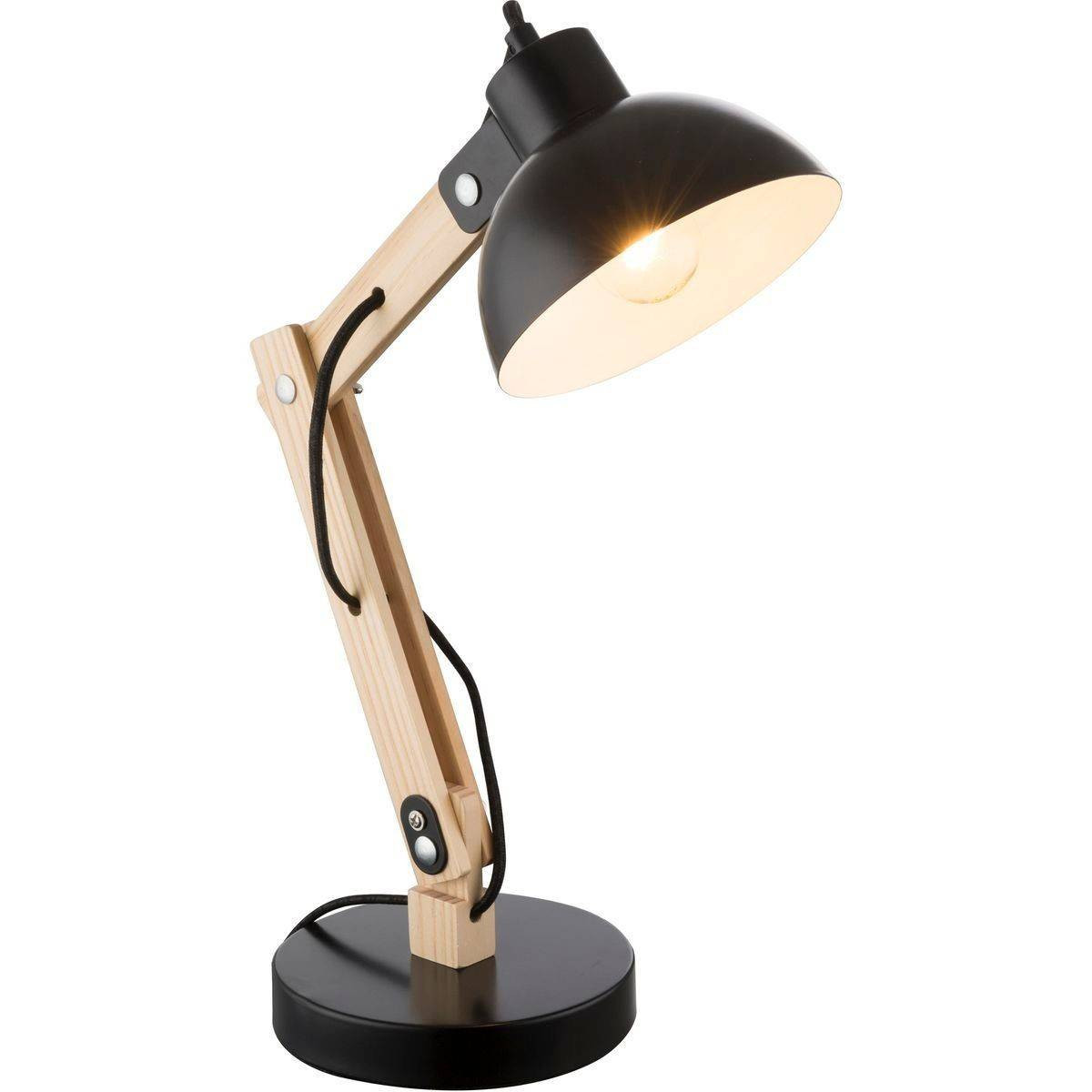 Lampe De
 Lampe de bureau articulée scandinave TONGARIRO noire en