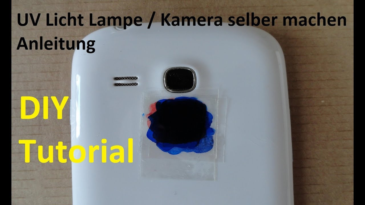 Lampe Fürs Handy
 UV Schwarzlicht Lampe Kamera für das Handy Smartphone