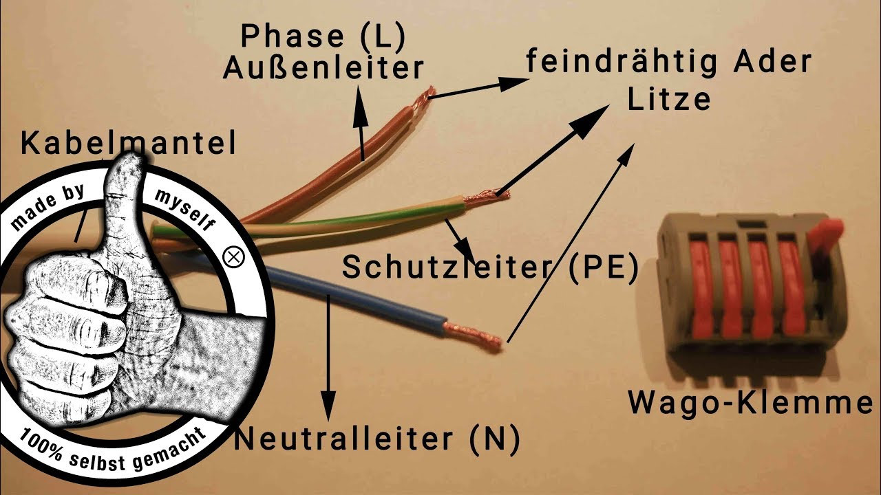 Lampen Anschließen
 Lampe anschließen mehrere Lampen mit einem Kabel