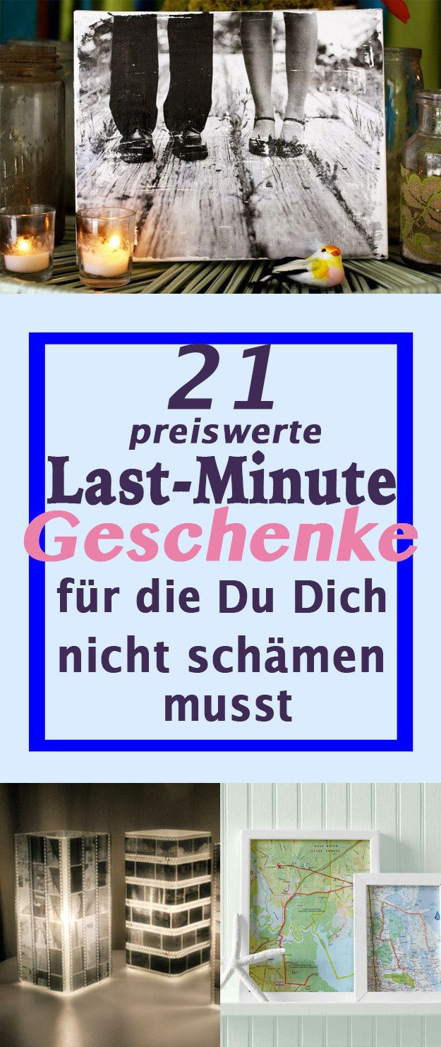 Last Minute Geschenke Weihnachten
 Die besten 25 Last minute geschenke Ideen auf Pinterest