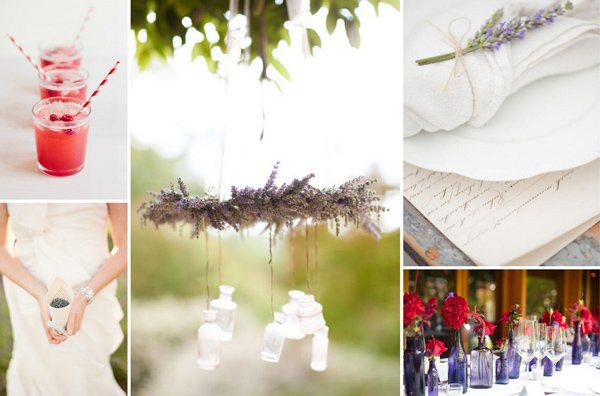 Lavendel Hochzeit
 Hochzeit mit Lavendel und Himbeerrot