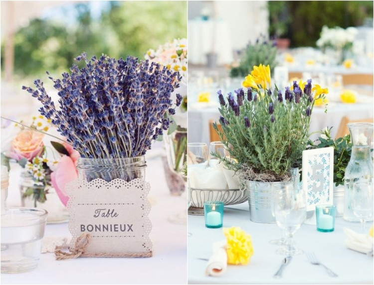 Lavendel Hochzeit
 Tischdeko mit Lavendel 50 Ideen für ein besonderes Fest