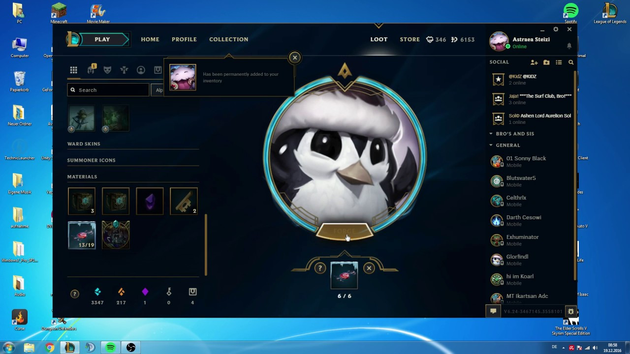 League Of Legends Geschenke
 League of Legends Hextech Snowdown