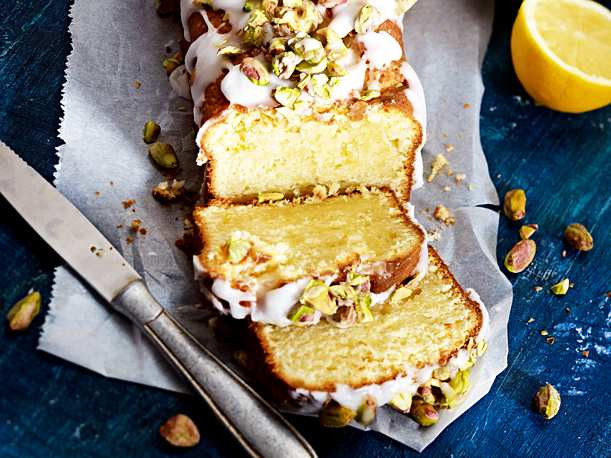 Lecker De Kuchen
 Zitronen Mascarpone Kuchen mit Zuckerguss und gesalzenen