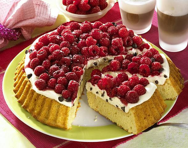 Lecker De Kuchen
 Himbeer Stracciatella Kuchen Rezept