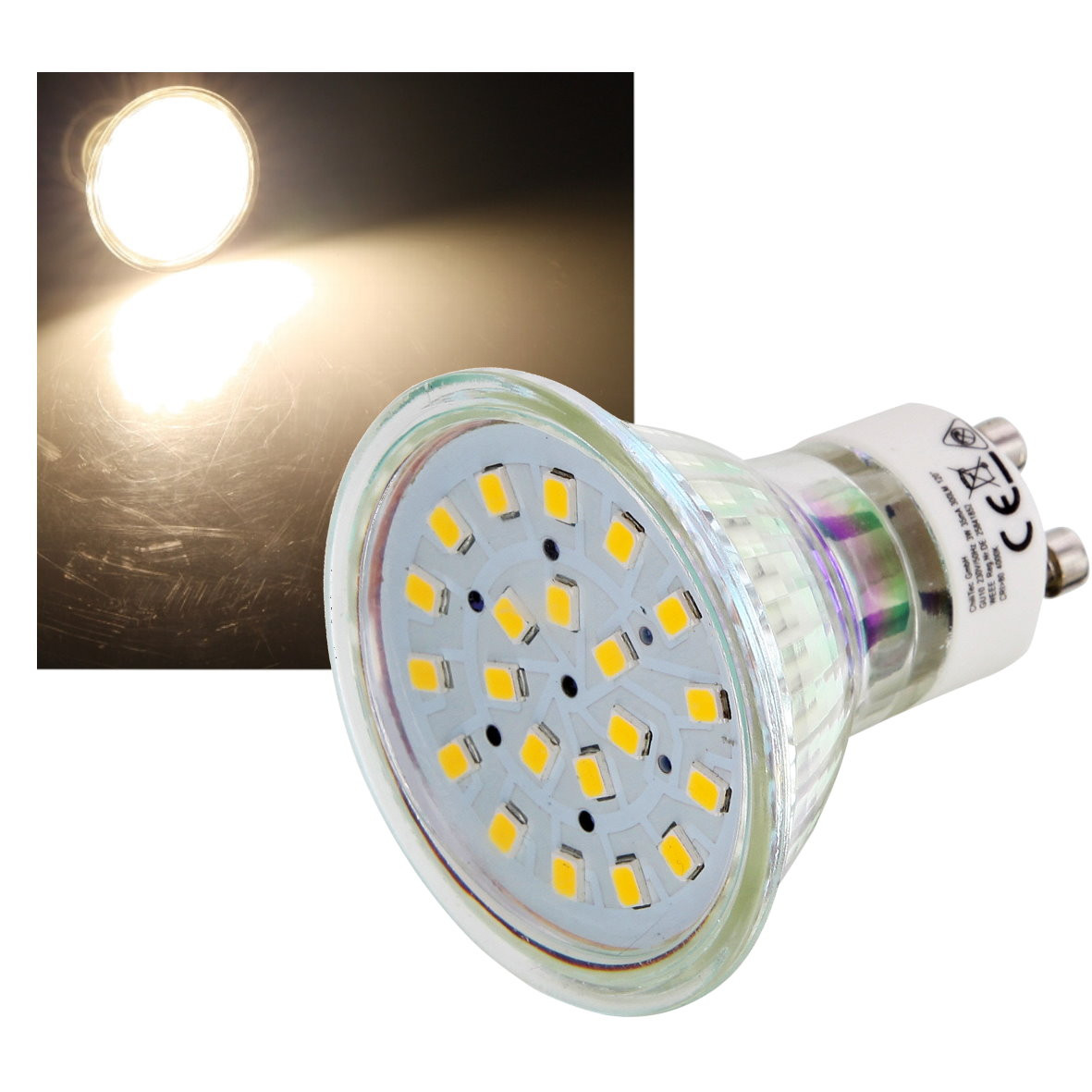 Led Lampe
 LED Strahler Spot Leuchtmittel GU10 230V MR16 120° 3W