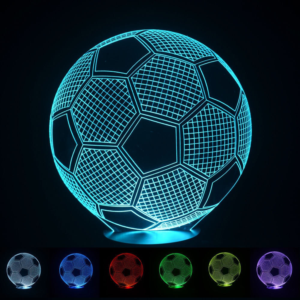 Led Lampe
 Aliexpress Buy 2016 3D Football Light Night Lampe